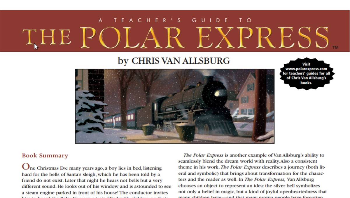 the-polar-express-teacher-s-guide-literature-printable-grades-k-3